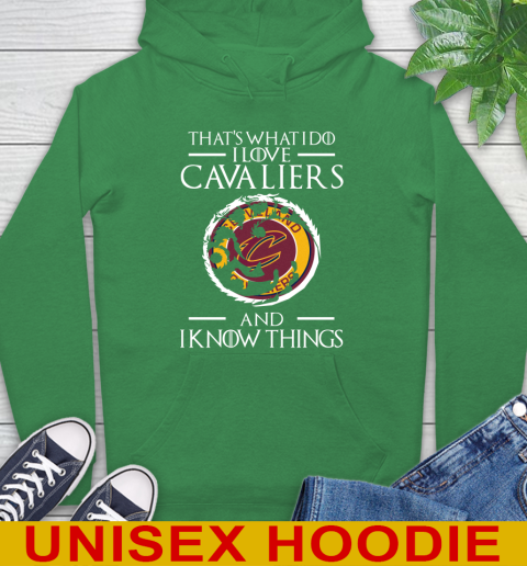 Cleveland Cavaliers NBA Basketball That's What I Do I Love My Team And I Know Things Game Of Thrones 20