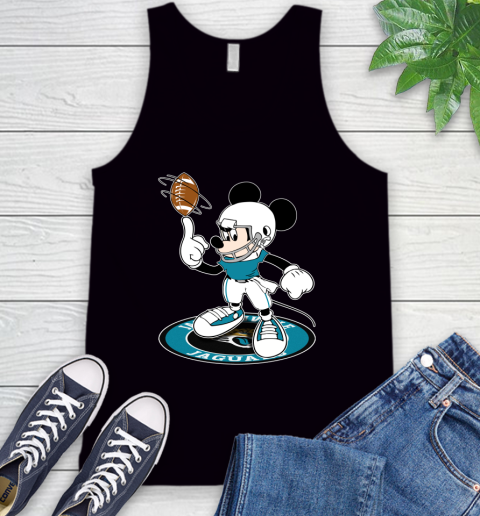 NFL Football Jacksonville Jaguars Cheerful Mickey Disney Shirt Tank Top