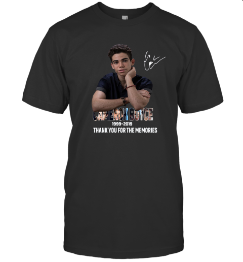 Rip Cameron Boyce 1999 2019 Thank You For The Memories T Shirt T-Shirt