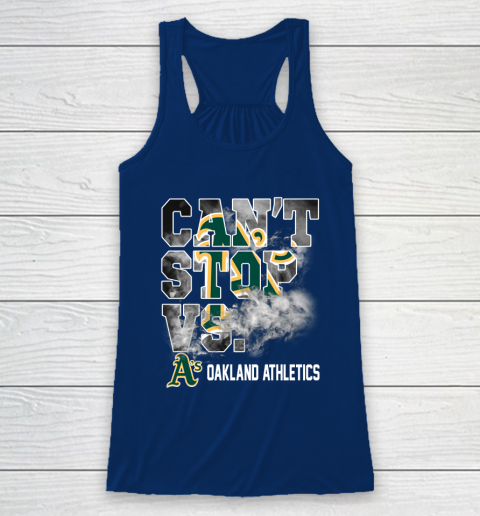 MLB Oakland Athletics Baseball Can't Stop Vs Athletics Racerback Tank 6