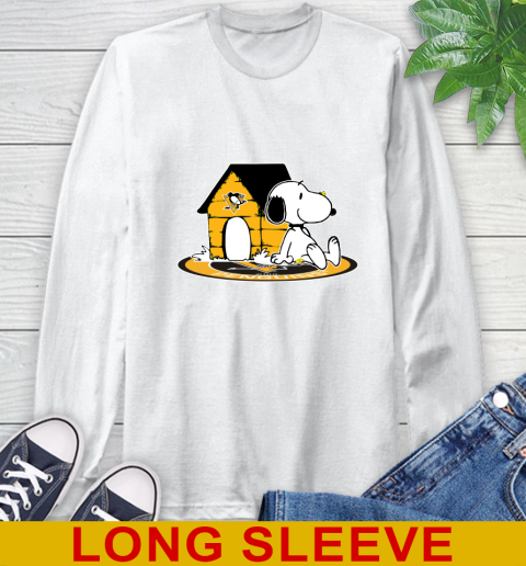 NHL Hockey Pittsburgh Penguins Snoopy The Peanuts Movie Shirt Long Sleeve T-Shirt