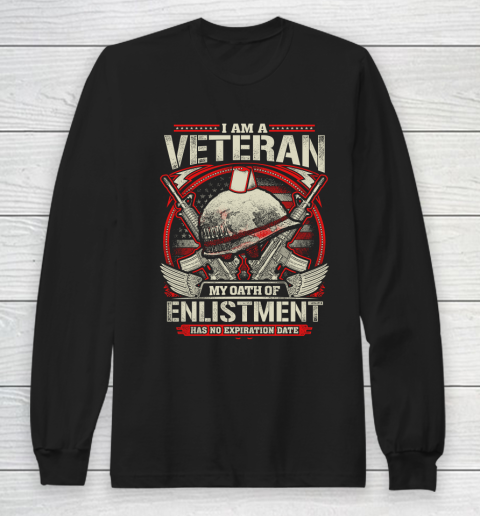 Veteran Oath Of Enlistment Long Sleeve T-Shirt