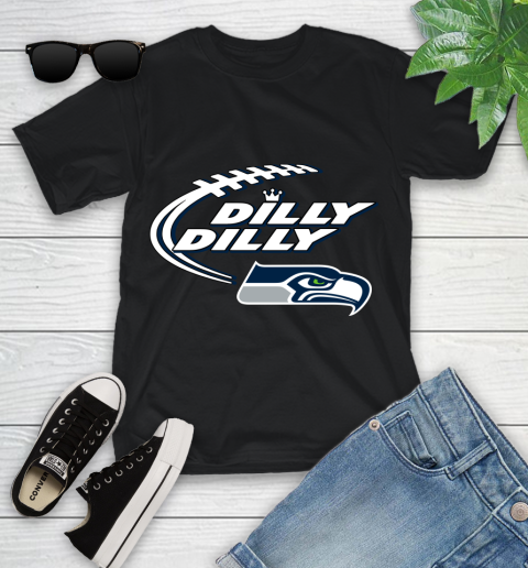 NFL Seattle Seahawks Dilly Dilly Football Sports Youth T-Shirt 2