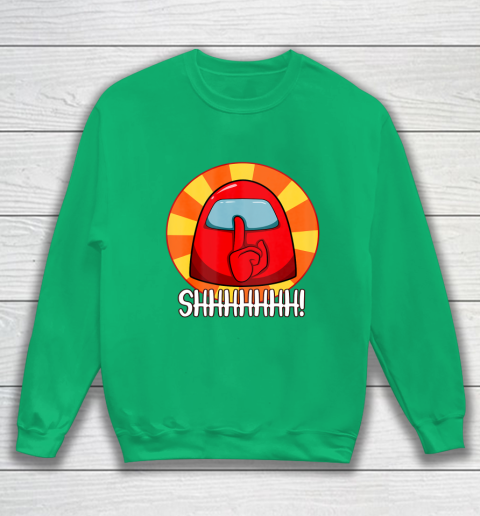 Among Us Game Shirt Cool Among Us shirt Crewmate or Impostor SHHHHHH Sweatshirt 5