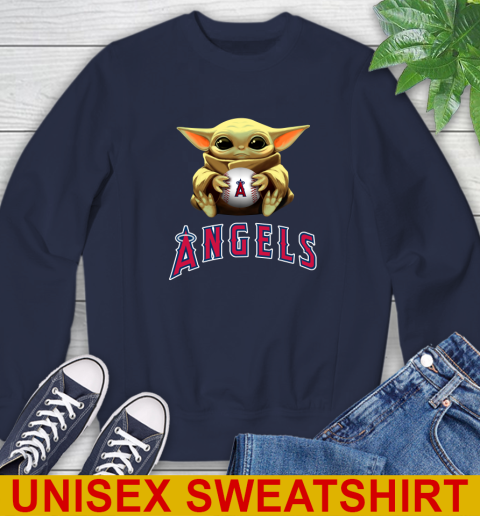 MLB Baseball Los Angeles Angels Star Wars Baby Yoda Shirt 27