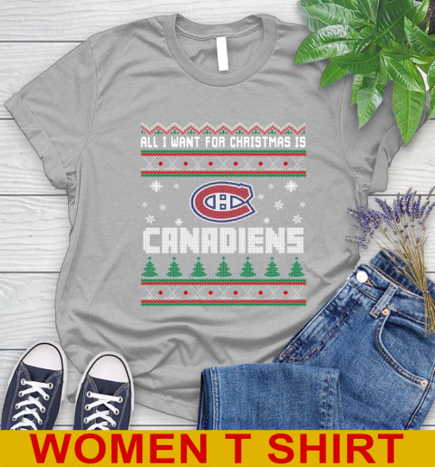 Montreal Canadiens NHL Hockey All I Want For Christmas Is My Team Sports 89