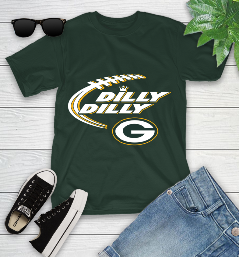 NFL Green Bay Packers Dilly Dilly Football Sports Youth T-Shirt 5