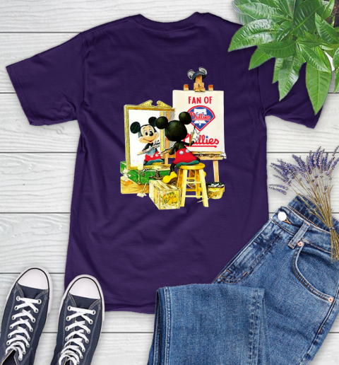 MLB Baseball Philadelphia Phillies Mickey Drawing Shirt 85