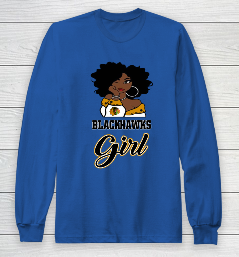 Chicago Blackhawks Girl NHL Long Sleeve T-Shirt 9