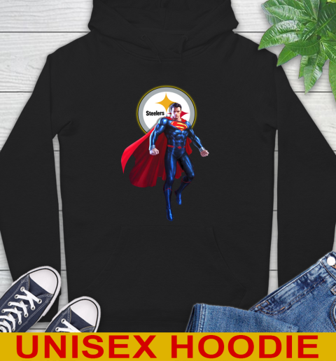 NFL Superman DC Sports Football Pittsburgh Steelers Hoodie 2