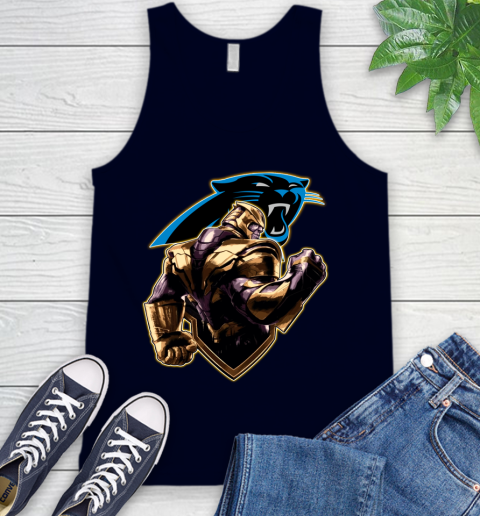 NFL Thanos Avengers Endgame Football Sports Carolina Panthers Tank Top 3