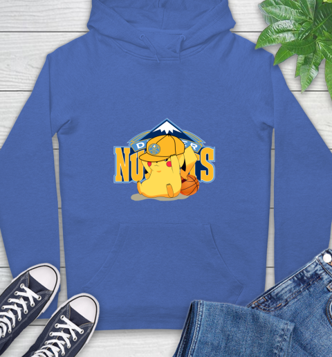 NBA Pikachu Basketball Sports Denver Nuggets Hoodie 9