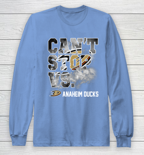 NHL Anaheim Ducks Hockey Can't Stop Vs Long Sleeve T-Shirt 8