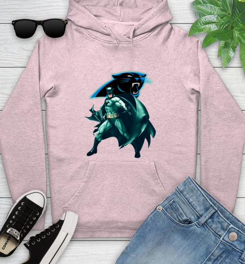 NFL Batman Football Sports Carolina Panthers Youth Hoodie 10