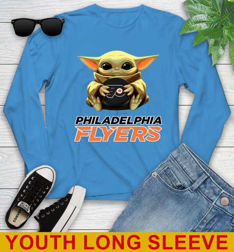 NHL Hockey Philadelphia Flyers Star Wars Baby Yoda Shirt 129