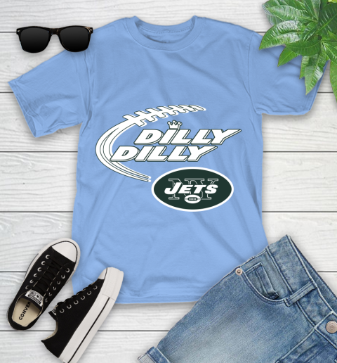 NFL New York Jets Dilly Dilly Football Sports Youth T-Shirt 11