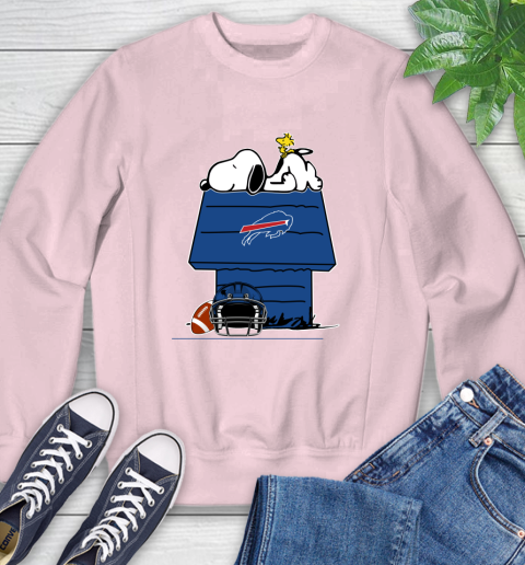 Buffalo Bills NFL Football Snoopy Woodstock The Peanuts Movie Sweatshirt 9