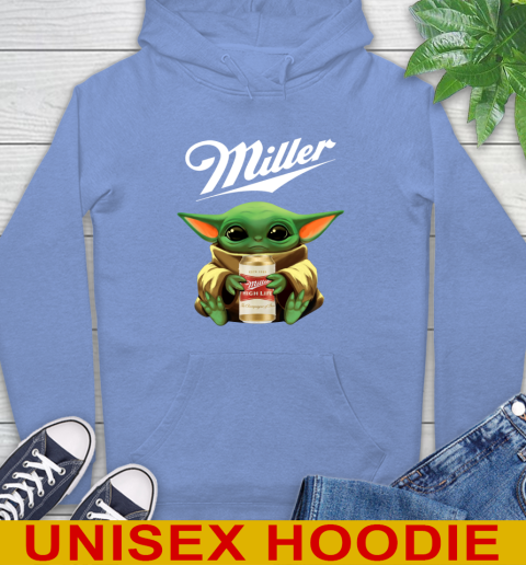 Star Wars Baby Yoda Hugs Miller High Life Beer Shirt 23