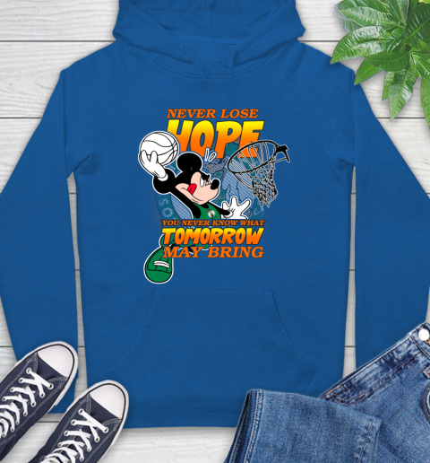 Boston Celtics NBA Basketball Mickey Disney Never Lose Hope Hoodie 9