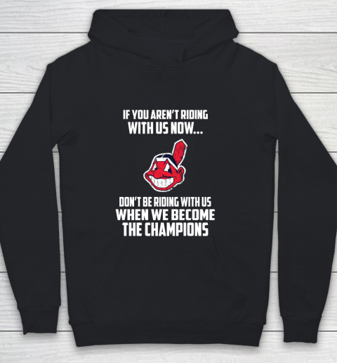 MLB Cleveland Indians Baseball We Become The Champions Youth Hoodie