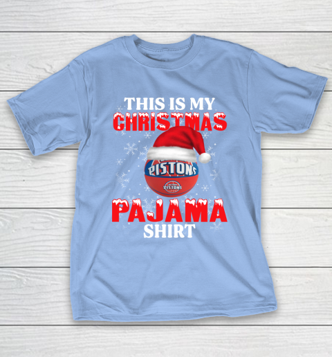 Detroit Pistons This Is My Christmas Pajama Shirt NBA T-Shirt 10