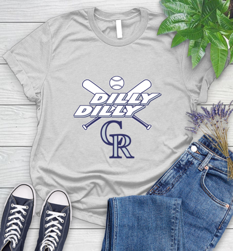 MLB Colorado Rockies Dilly Dilly Baseball Sports Women's T-Shirt