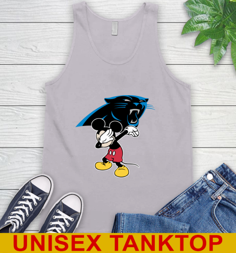 Carolina Panthers NFL Football Dabbing Mickey Disney Sports Tank Top 4