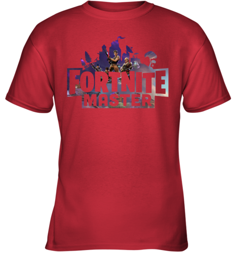 56fu fortnite master for pro gamers shirts youth t shirt 26 front red