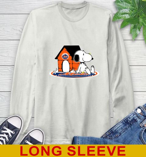 MLB Baseball New York Mets Snoopy The Peanuts Movie Shirt Long Sleeve T-Shirt 12