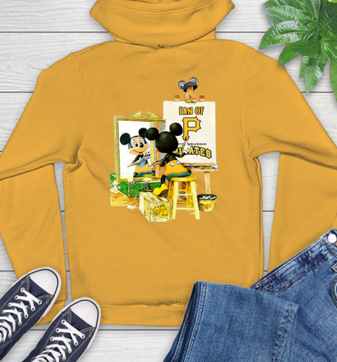 MLB Baseball Pittsburgh Pirates Mickey Drawing Shirt 14