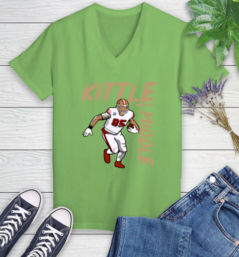 George Kittle Kittle Over the Middle San Francisco Shirt 85