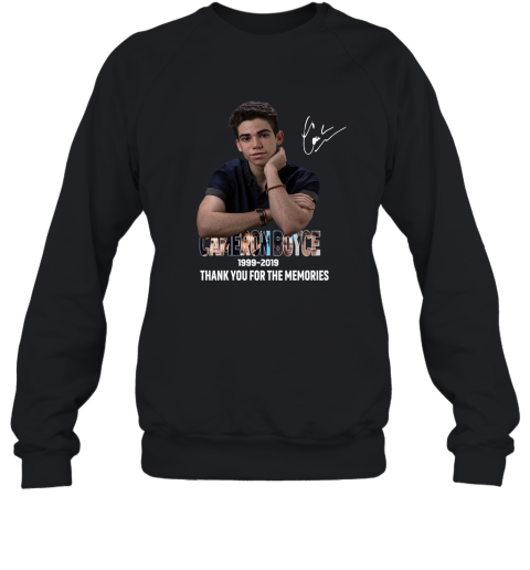 Rip Cameron Boyce 1999 2019 Thank You For The Memories T Shirt Sweatshirt