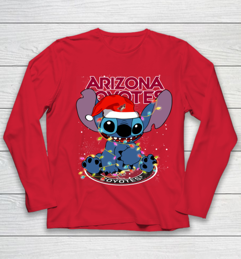 Arizona Coyotes NHL Hockey noel stitch Christmas Youth Long Sleeve 7