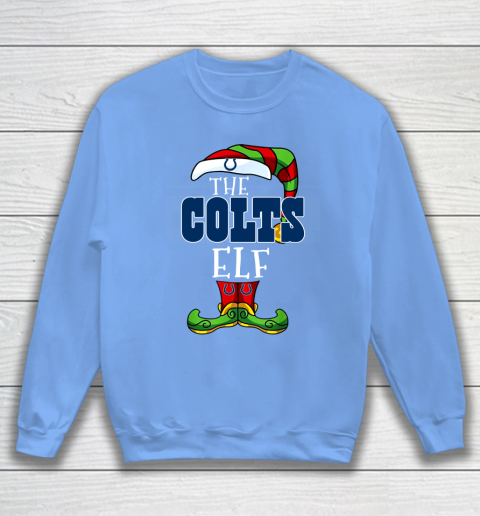 Indianapolis Colts Christmas ELF Funny NFL Sweatshirt 8