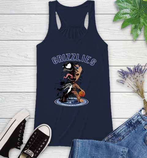 NBA Memphis Grizzlies Basketball Venom Groot Guardians Of The Galaxy Racerback Tank 12