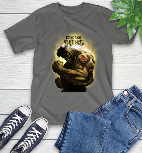Chicago Cubs MLB Baseball Hulk Marvel Avengers Sports T-Shirt 10