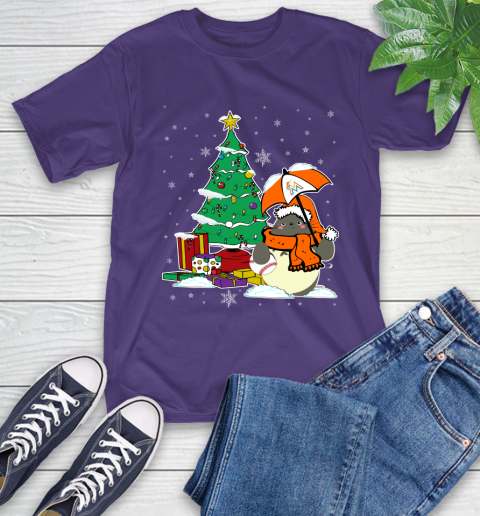 Miami Marlins MLB Baseball Cute Tonari No Totoro Christmas Sports T-Shirt 5