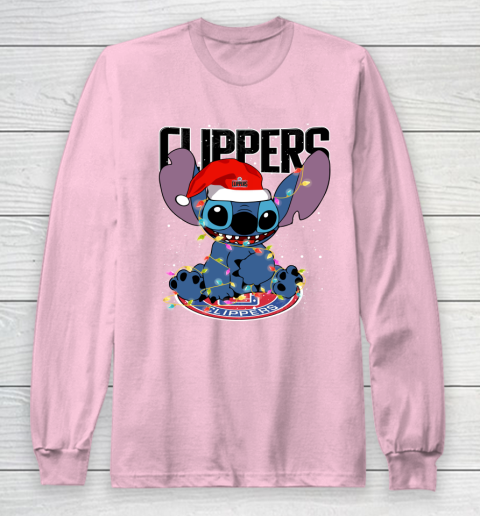 LA Clippers NBA noel stitch Basketball Christmas Long Sleeve T-Shirt 6