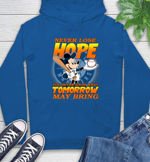 Seattle Mariners MLB Baseball Mickey Disney Never Lose Hope Hoodie 9