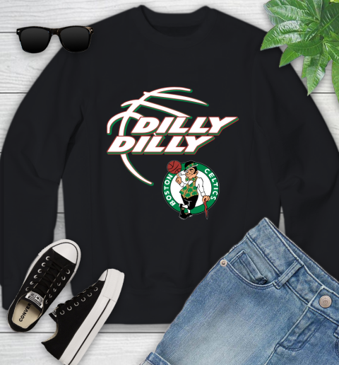 NBA Boston Celtics Dilly Dilly Basketball Sports Youth Sweatshirt 2