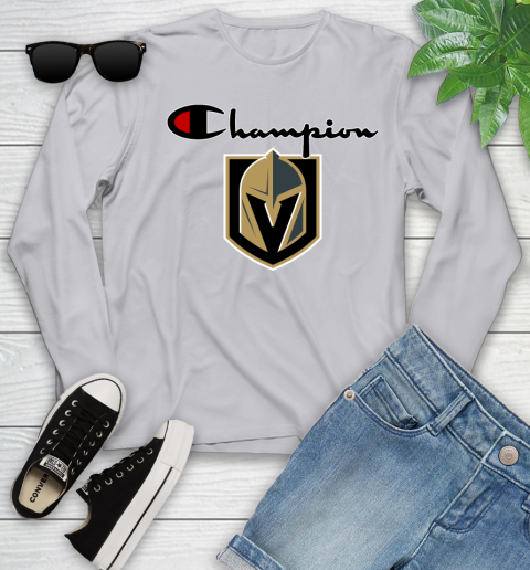 NHL Hockey Vegas Golden Knights Champion Shirt Youth Long Sleeve 3