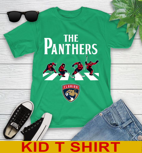 NHL Hockey Florida Panthers The Beatles Rock Band Shirt Youth T-Shirt 7