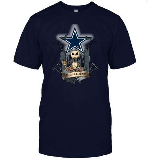 Dallas Cowboys Jack Skellington This Is Halloween NFL Unisex Jersey Tee