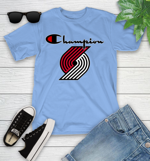 NBA Basketball Portland Trail Blazers Champion Shirt Youth T-Shirt 10