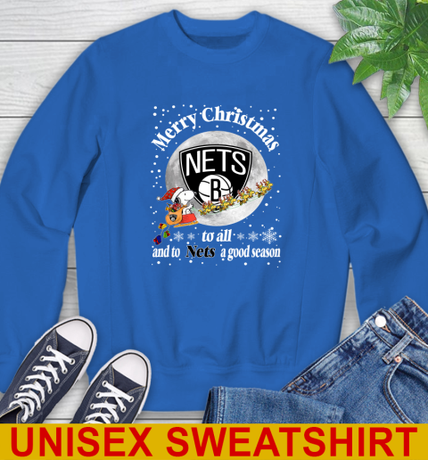 Brooklyn Nets Merry Christmas To All And To Nets A Good Season NBA Basketball Sports Sweatshirt 11