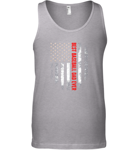 mnwd vintage usa best baseball dad ever american flag daddy gift unisex tank 17 front sport grey