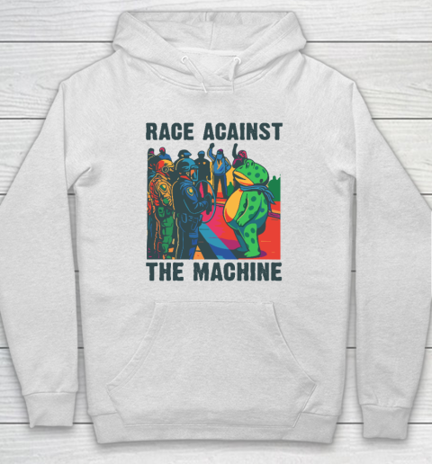 Portland Frog Anti ICE Rage Against The Machine Hoodie