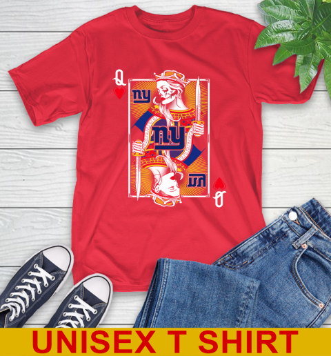 NFL Football New York Giants The Queen Of Hearts Card Shirt T-Shirt 12