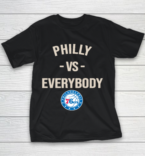 Philadelphia 76ers Vs Everybody Youth T-Shirt