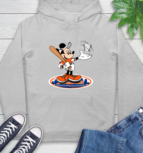 MLB Baseball New York Mets Cheerful Mickey Disney Shirt Hoodie 6